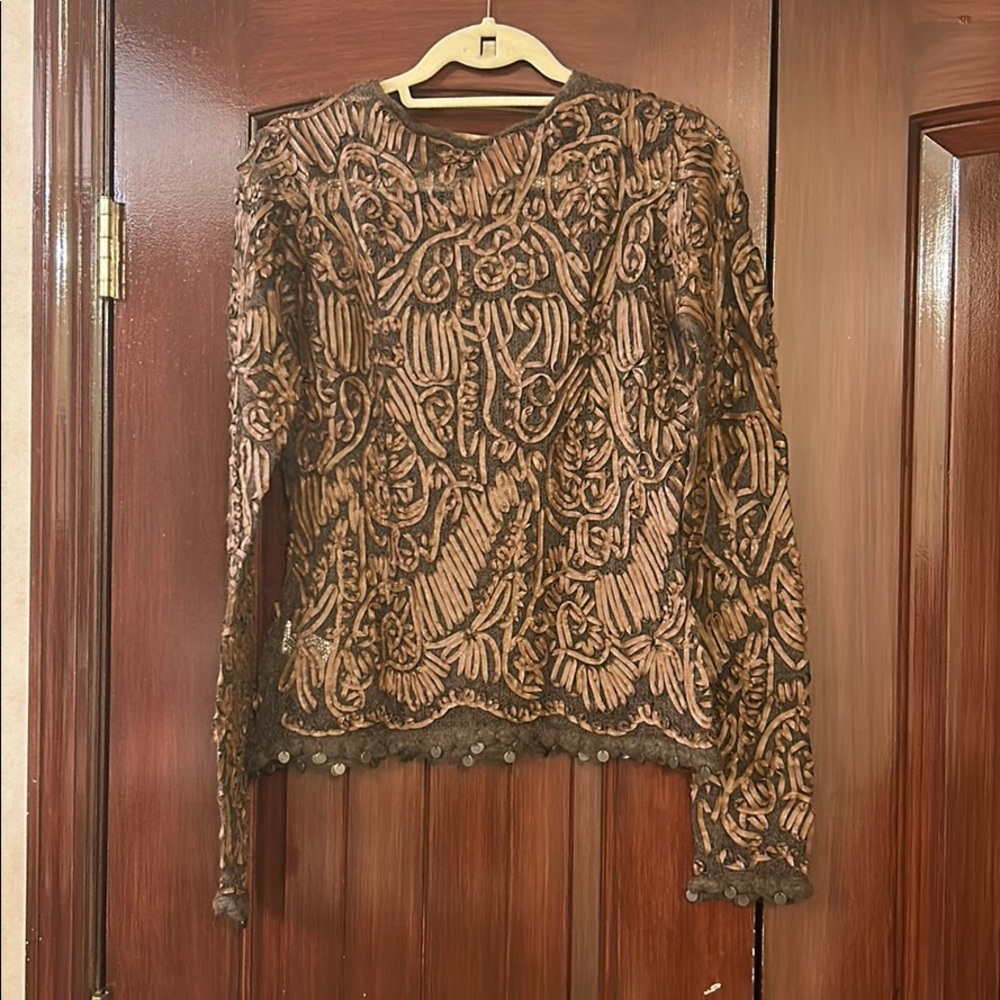 Vintage Women Roberto cavalli sweater brown size 46/12 us - Picture 3 of 6
